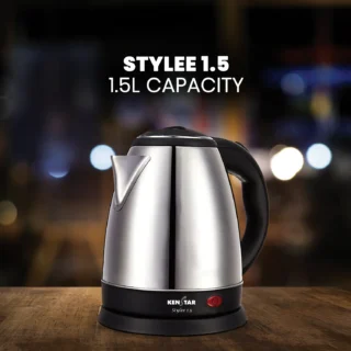 STYLEE 1.5Litre 1350W, Electric Kettle with Cordless Functionality